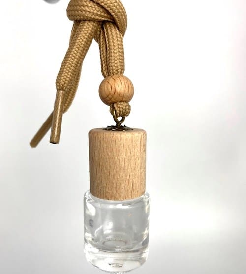 Hanging Diffuser Round Bottle 5ml-Natural Wood
