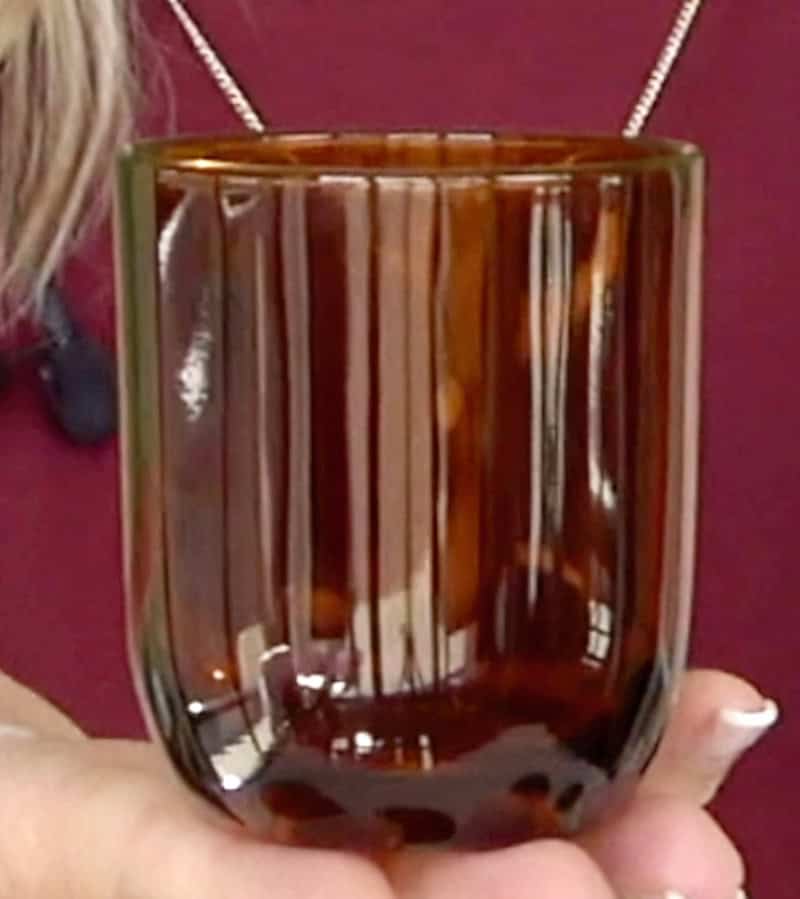 The Republic Amber Glass Small