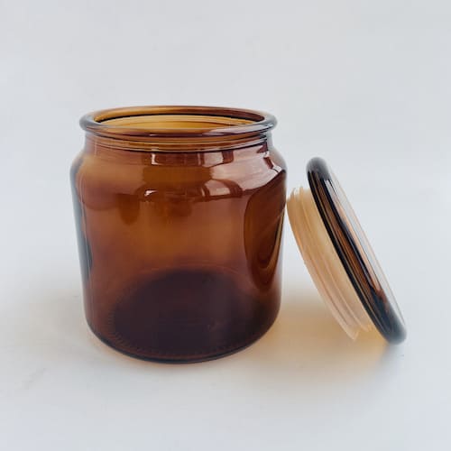 apothecary glass lid large lid off 2 â€“ Glassware Imports Australia