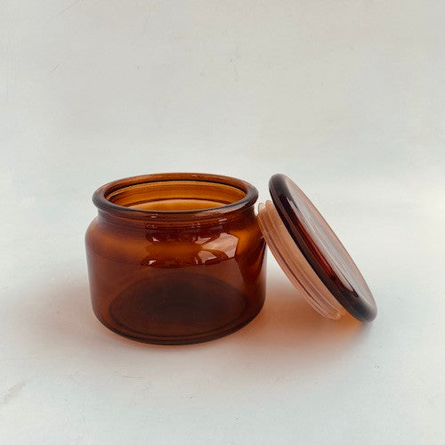 apothecary glass lid medium lid off 2 â€“ Glassware Imports Australia