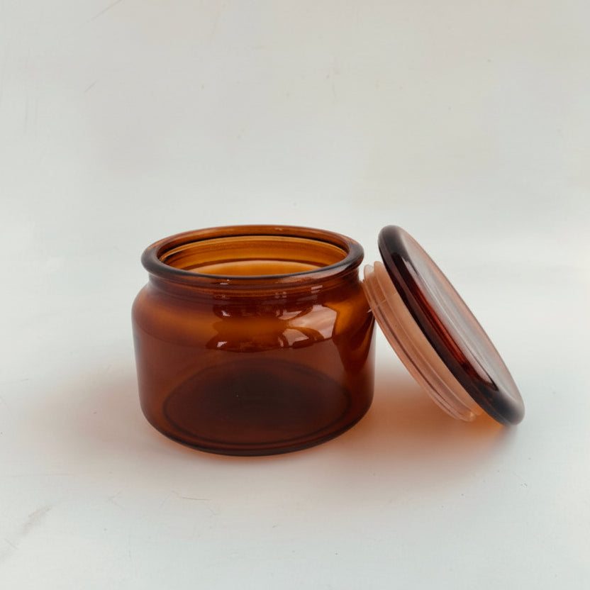 apothecary glass lid medium lid off 2 â€“ Glassware Imports Australia