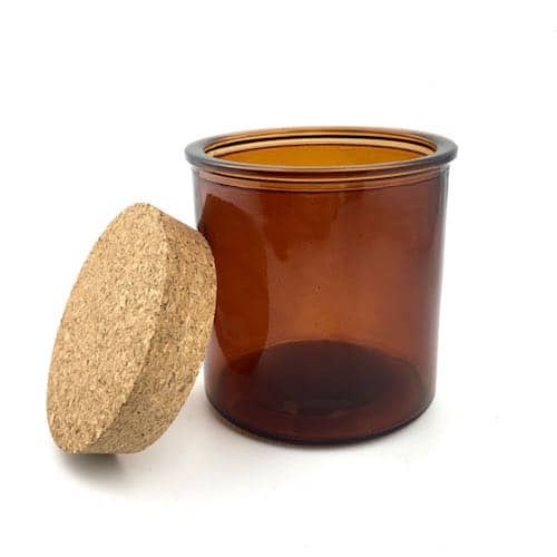 Apothecary & Cork Lid Amber - Large