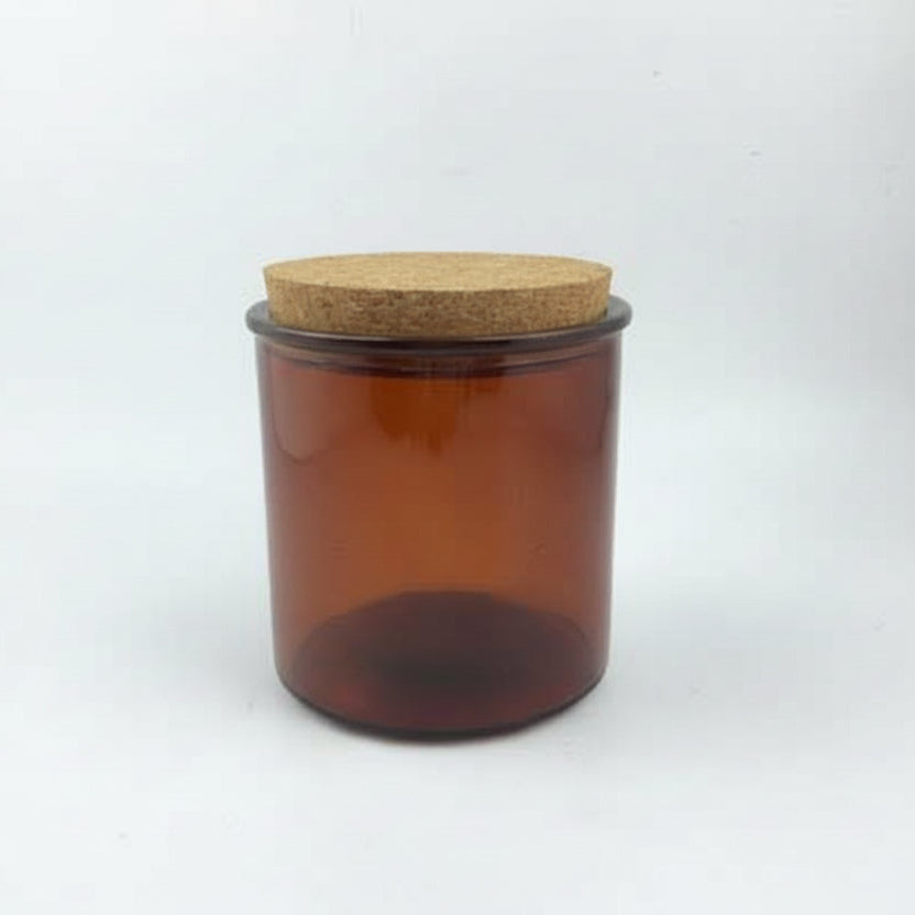 Apothecary & Cork Lid Amber - Large