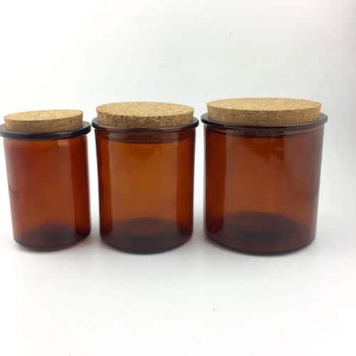 Apothecary & Cork Lid Amber - Small