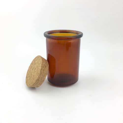 Apothecary & Cork Lid Amber - Small