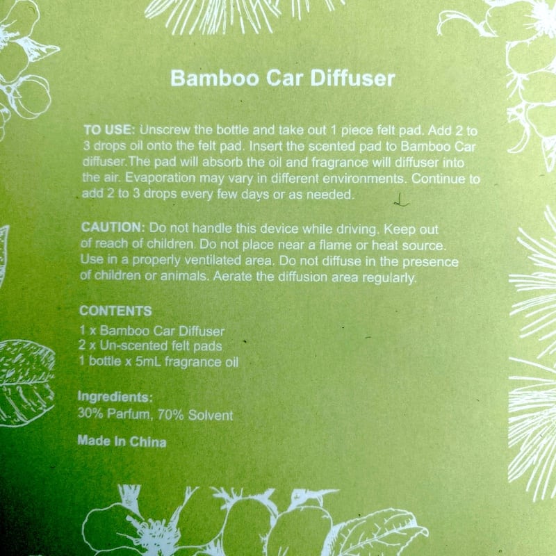 bamboo car instructions 800 â€“ Glassware Imports Australia