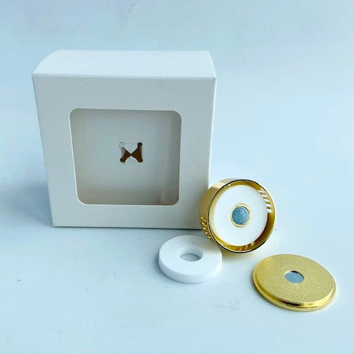 brown leather car diffuser gi 3 â€“ Glassware Imports Australia