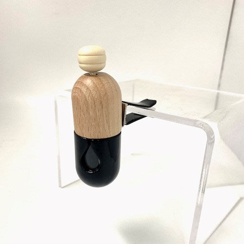 Car Clip Capsule Diffuser Black