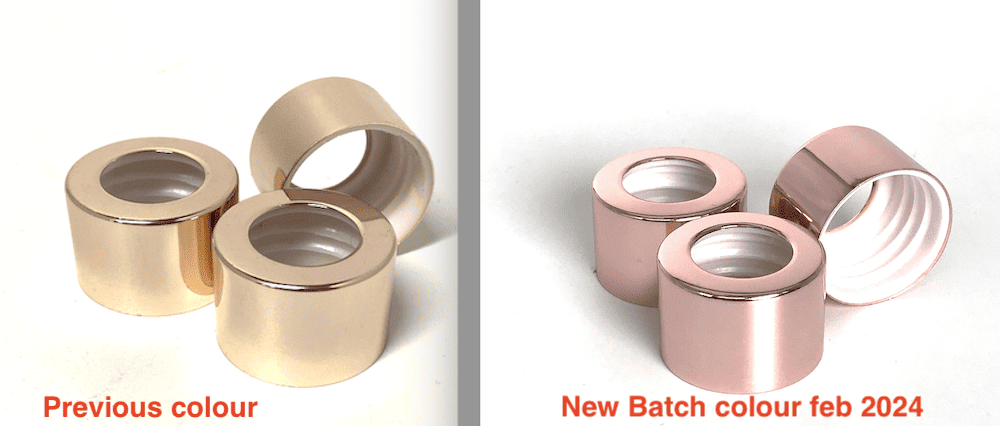 Collar for Diffuser Bottle - Rose Gold Pink Hue