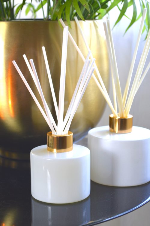 Gloss White Scented Diffuser Bottles