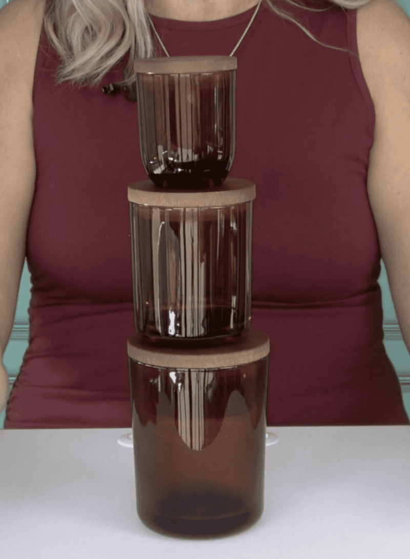 Dark Oak Wooden Lids  - Small