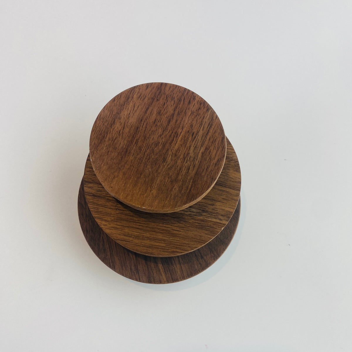 Dark Oak Wooden Lids - Large