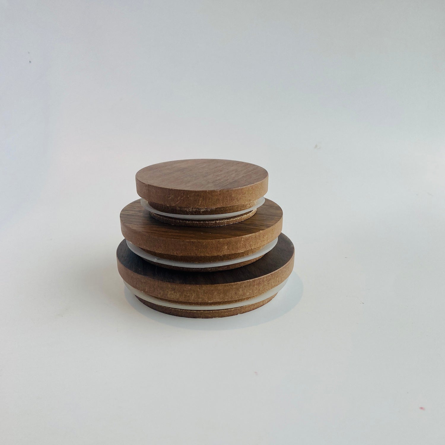 Dark Oak Wooden Lids  - Small