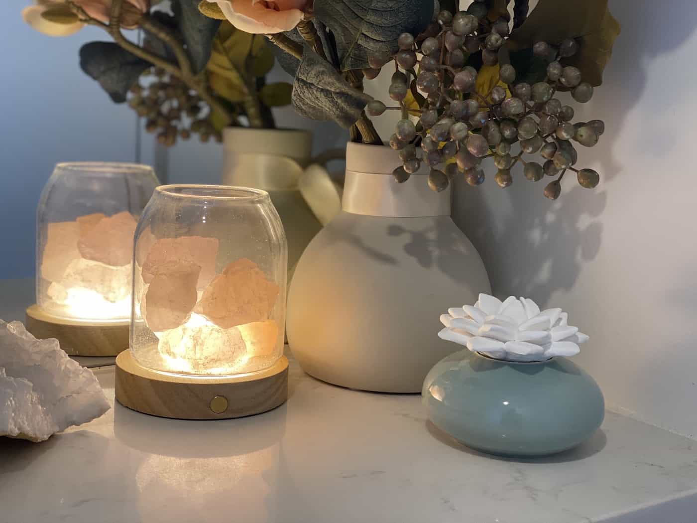 Dome Crystal Diffuser with Light - No Scent