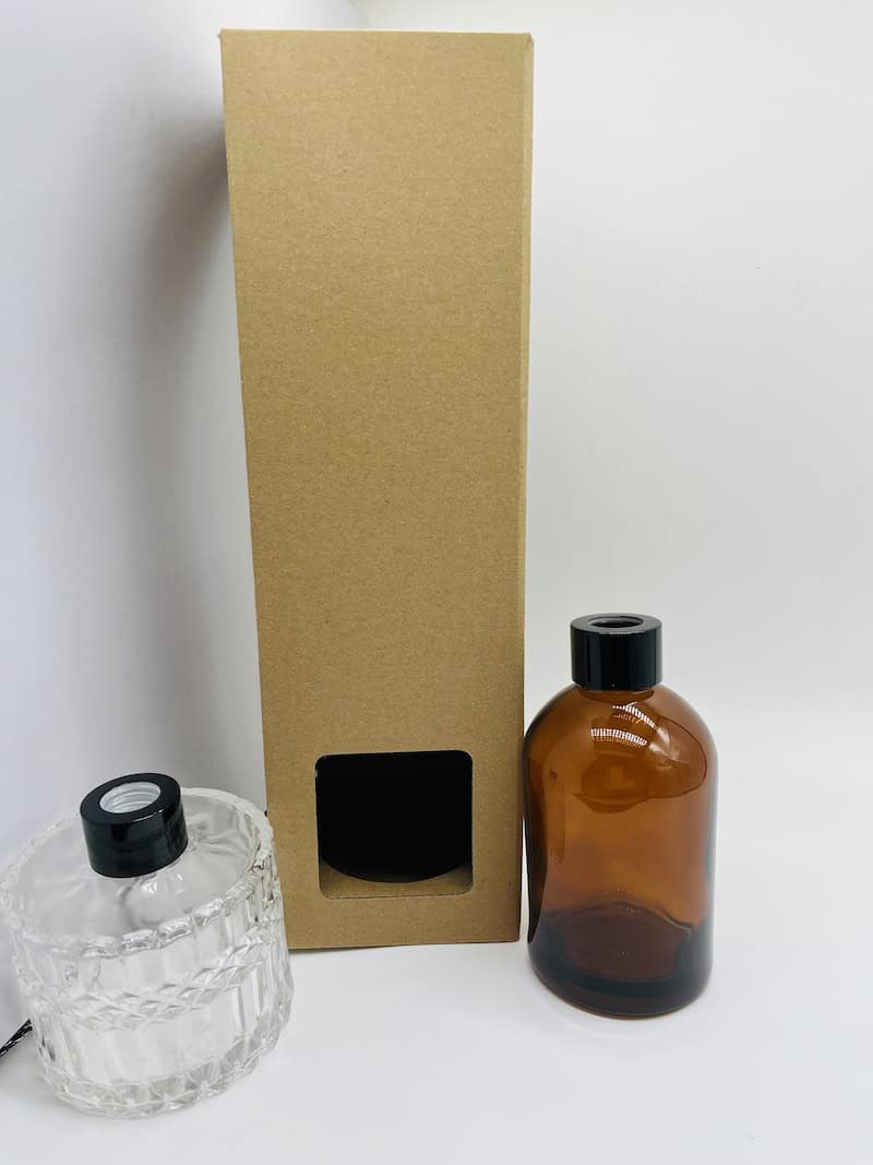 Large Diffuser Box Gift Box For Diffuser Bottle Kraft Brown -Large – Glassware Imports