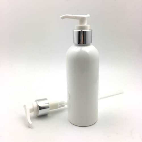 Lotion Pump 24410 Neck - Shiny Silver