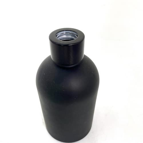 matte black collar on bottle