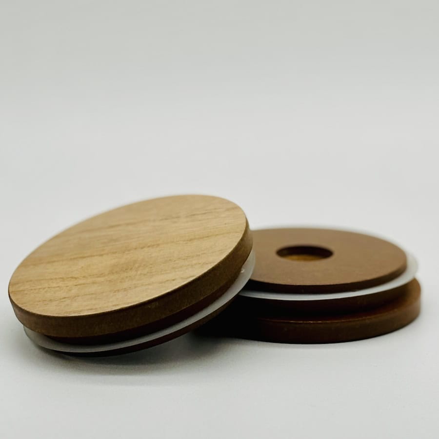 Natural Wooden Lids â€“ Large