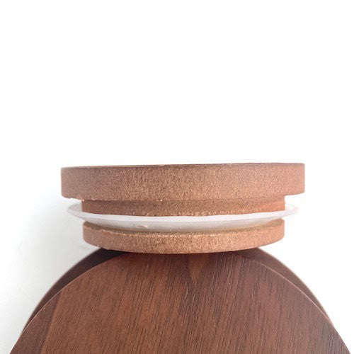 Dark Oak Wooden Lids - Large