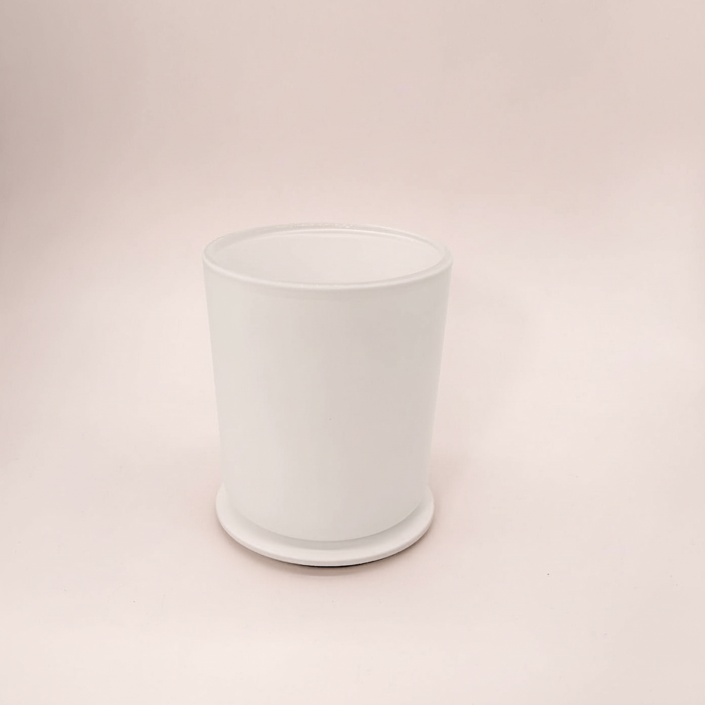 The Republic Matte White Glass - Medium