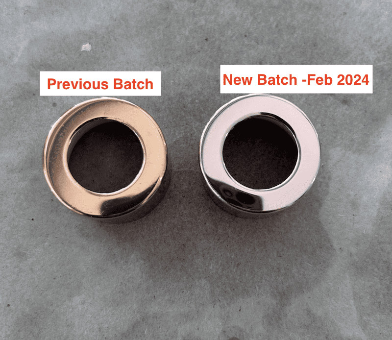 Collar for Diffuser Bottle - Rose Gold Pink Hue