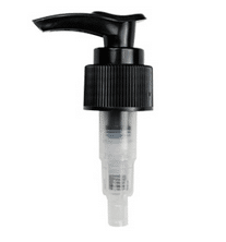 Lotion Pump 28410 Neck Ribbed Wall Black