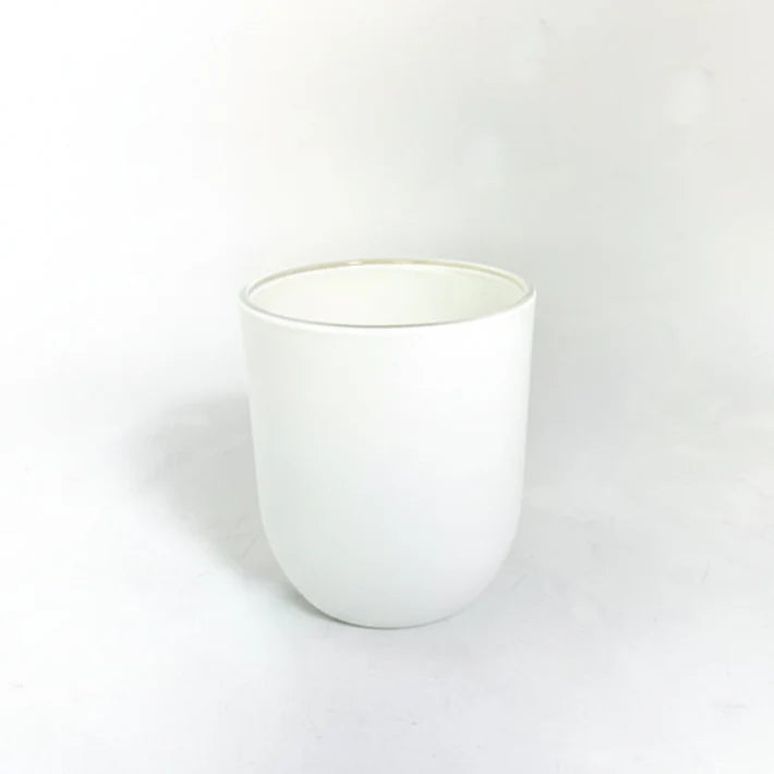 The Republic Matte White Glass - Small