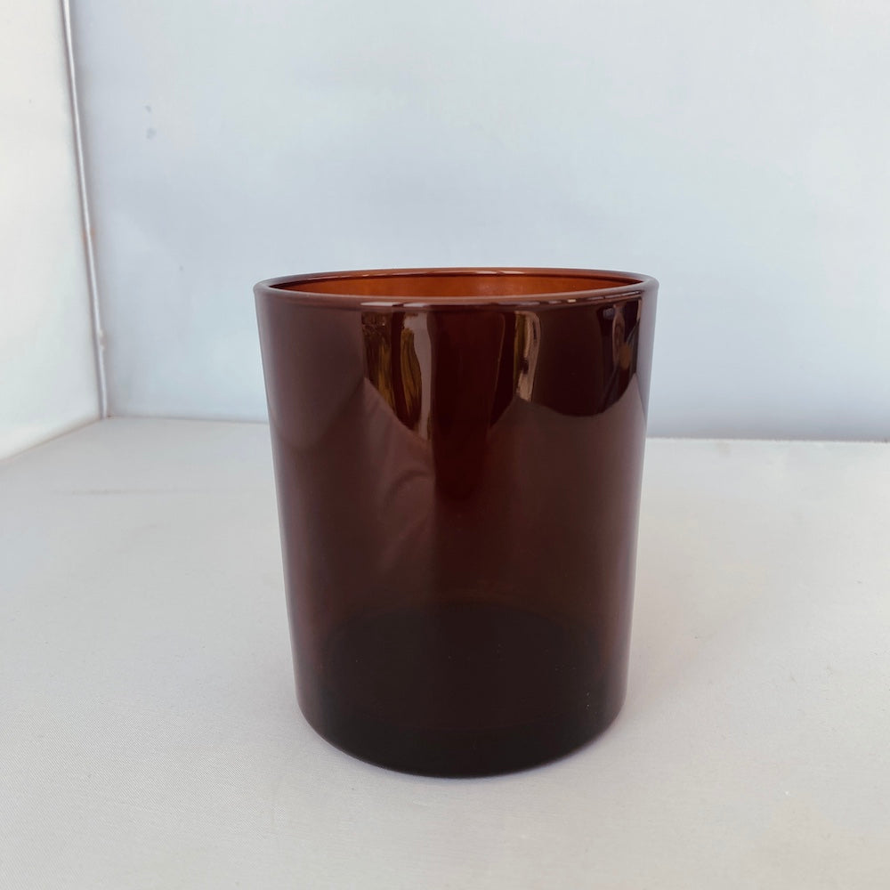 Tumbler Amber (Transparent) Glass - Medium