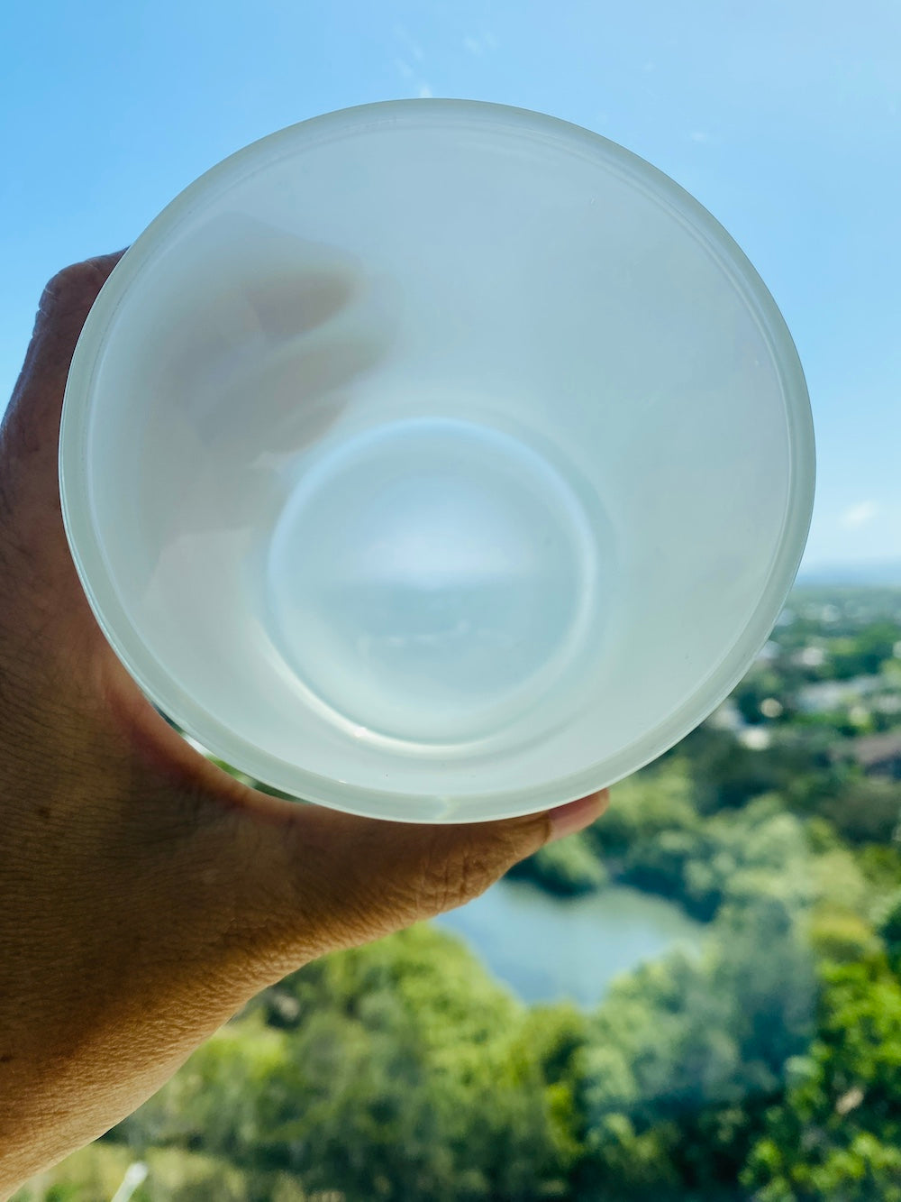 Tumbler White (Transparent) Glass - Medium