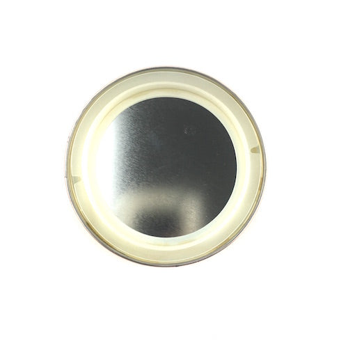 Stainless Steel Shiny Silver Lid - Medium