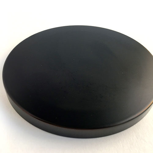 Stainless Steel Matte Black Lid - Medium