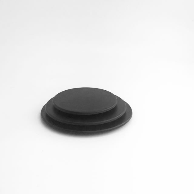 PLASTIC LID Matte Black Large