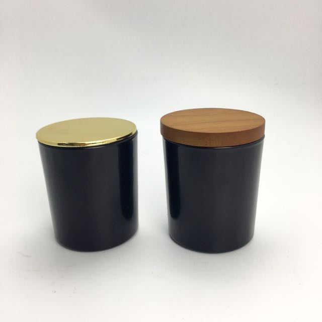 Tumbler Gloss Black Glass - Medium