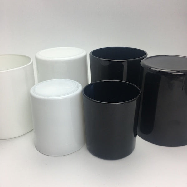 Tumbler Gloss White Glass - Medium