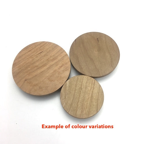 Natural Wooden Lids - Large
