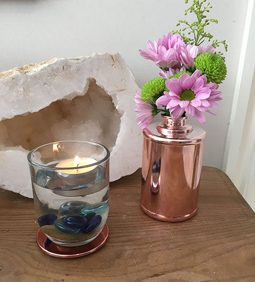 Republic clear candle glass