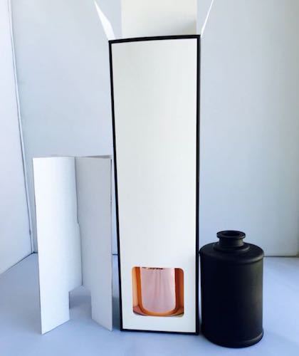 Gift Box For Diffuser Bottle White/Black -Large