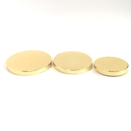 Stainless Steel Shiny Gold Lid - Small