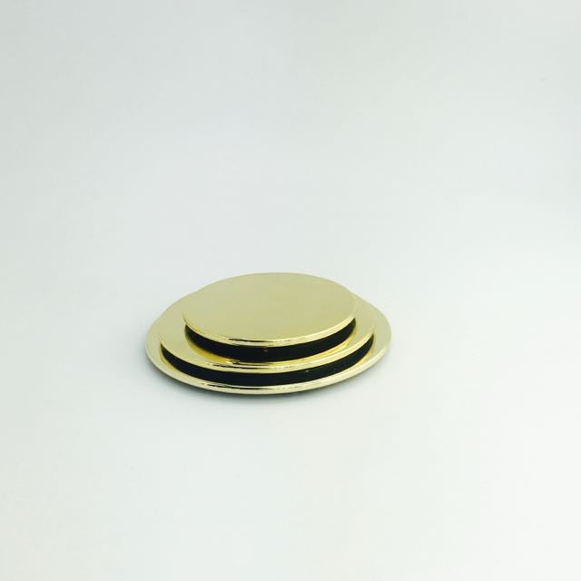 PLASTIC LID Gold Large