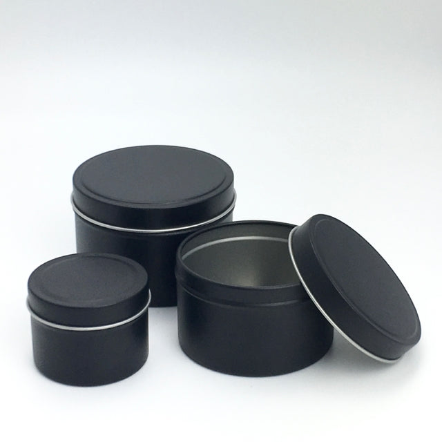 Travel Tins - Matte Black