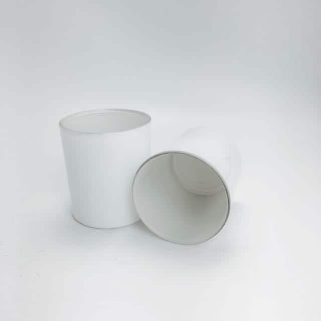 Tumbler Gloss White Glass - Small