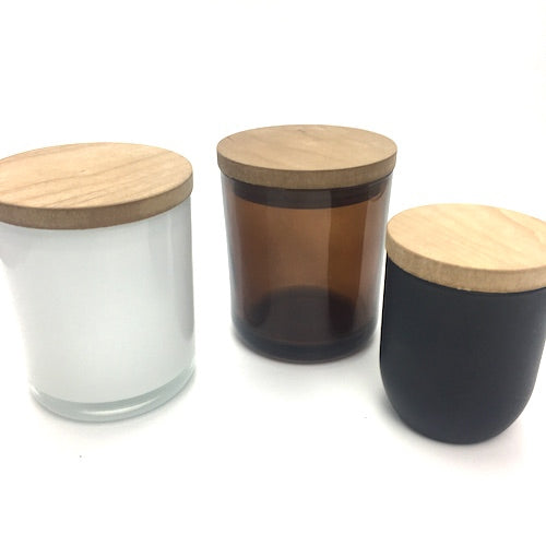 Natural Wooden Lids - Large