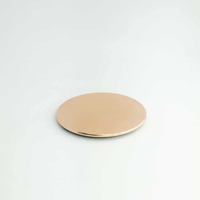 PLASTIC LID Shiny Rose Gold Large