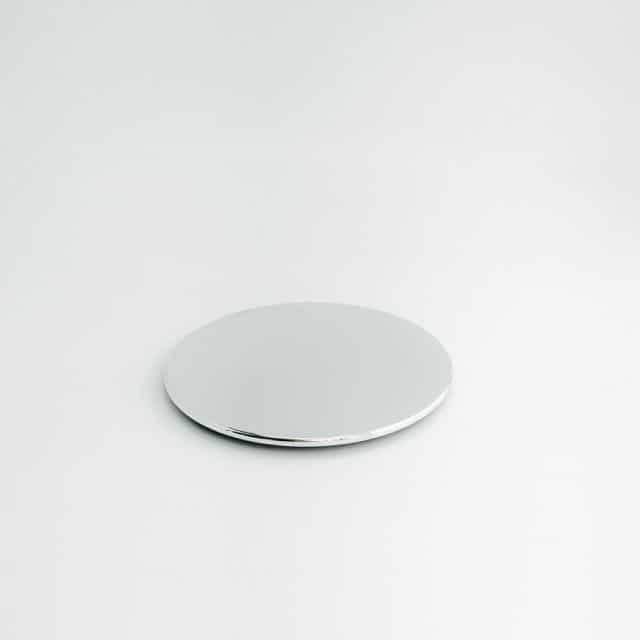 PLASTIC LID Shiny Silver Large