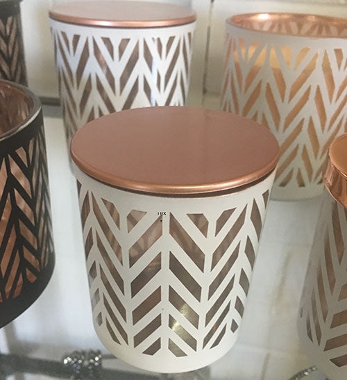 PLASTIC LID Matte Rose Gold Small