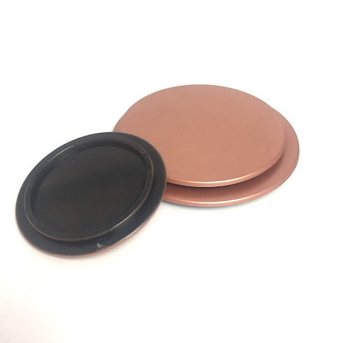 PLASTIC LID Matte Rose Gold Small
