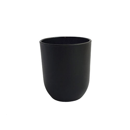 Matte Black Candle Class Jar