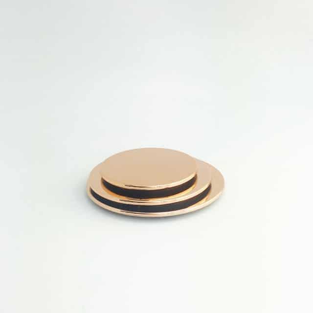 PLASTIC LID Shiny Rose Gold Large