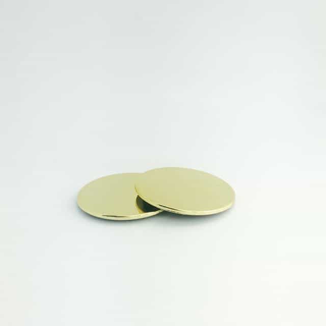PLASTIC LID Gold Small