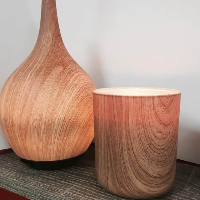 Ultrasonic Glass Diffuser Nature's Woodgrain